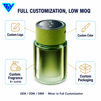 Diffuseur d'aromathérapie portable pour voiture ODM personnalisé, 130 ml, commande tactile, machine de pulvérisation pour hôtel et usage domestique, emballage personnalisé, parfum
