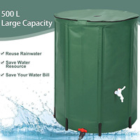 500L 750L 1000L Regen zusammen klappbarer Regen fass Lagerung Eimer Regen Fässer Falten Regenwasser tank