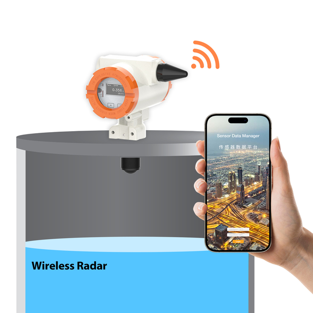 Moray ME6001R LoRa Level 4G Customize Indicator Sensor Radar Water Level Meter Pressure Sensor Wireless Radar Fuel Level Sensor