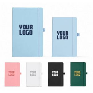 Cuaderno de Tapa Dura de Cuero PU A5 con Logotipo Impreso Personalizado, Estilo Ejecutivo, 80 Hojas, Cuaderno de Cuero Personalizado - Product Image 1