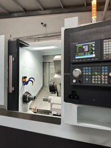 Tour CNC <span class=keywords><strong>NB</strong></span>-20 avec certification CE ERC ISO, table en métal, équipement de machine-outil - Product Image 5