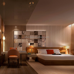 Juego de Muebles de Dormitorio de Hotel de Cinco Estrellas de Lujo, Muebles de Madera Sólida para Habitaciones King y Queen, Muebles de Hotel Personalizados - Product Image 3