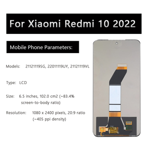 Per <span class=keywords><strong>Xiaomi</strong></span> Redmi <span class=keywords><strong>10</strong></span> 21121119SC schermo LCD con Display a cornice Touch Screen - Product Image 6
