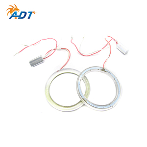 ADT 60mm 65mm 70mm 75cm 95mm 100mm Anneau lumineux COB monocouleur pour voiture Angel Eyes - Product Image 3