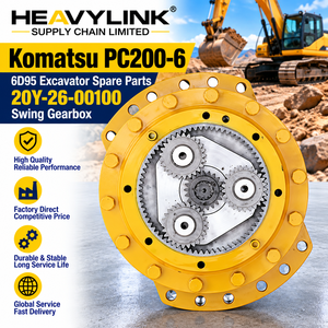 ชุดเกียร์สวิง Komatsu PC200-6 20Y-26-00100 สำหรับรถขุด 6D95 อะไหล่เครื่องจักรก่อสร้าง - Product Image 4