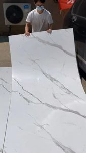High Gloss Uv <strong>Wall</strong> Panel Board Marble <strong>Sheet</strong> 1220*2800mm Uv Panel Restaurant Decoration Flexible Water Proof <strong>Wall</strong> <strong>Tile</strong> - Product Image 4