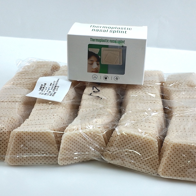 Post-Thermoplastic Splinting Sheet Surgery Fixation Sheet 45*66mm Medical Nasal Splint Product