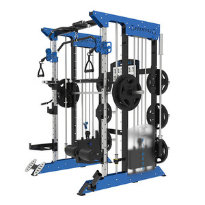 Multiestación multifunción para <span class=keywords><strong>gimnasio</strong></span> en casa, estante multifuncional, estación <span class=keywords><strong>de</strong></span> entrenamiento Smith, máquina <span class=keywords><strong>de</strong></span> entrenamiento comercial - Product Image 2