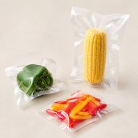 Sachet de mise sous vide transparent pour stérilisation, film nylon BOPA RCPP, sans bulles, anti-perforation, pour maïs et aliments cuits, OEM ODM