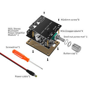 ZK-502L Mini Bt 5.0 DC 5-24V Không Dây Âm Thanh Kỹ Thuật Số Power Amplifier Stereo Board 50Wx2 Bt Amp Amplificador 502L - Product Image 6