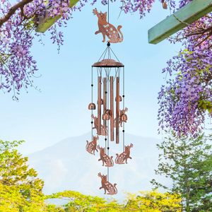 kitty Wind Chimes Outdoor Giraffe Gifts for Women/Men/Mom/Wife/Grandma Birthday Gifts Memorial Gift Metal <b>WindChime</b> - Product Image 1