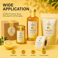 Étiquettes personnalisées pour boissons en gros – Film BOPP souple pour l'emballage de thé au lait, bière, vin, jus de fruits, lait de coco et lait d'avoine