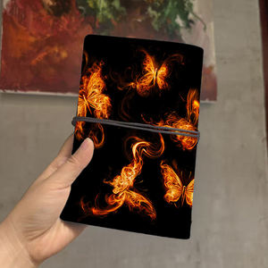 Élégant A6 doux beau cahier fait à la main avec un design rétro idéal pour le bloc-notes quotidien journal de travail étudiant lecture cahier <span class=keywords><strong>Popu</strong></span> - Product Image 3