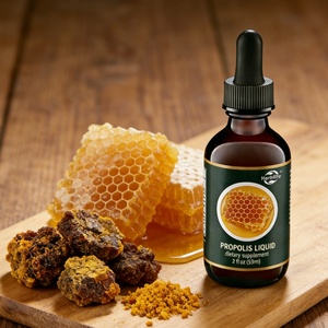 Gouttes de Propolis Naturel Pur, Marque Privée OEM, Complément Liquide Oral Enrichi en Vitamines, Gouttes de Propolis d'Abeille Biologique - Product Image 4