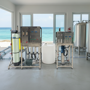 Sistema de Desalinización de Agua de Mar de Doble Etapa de 12 TPD, Produce Agua Potable Pura para Islas - Product Image 4