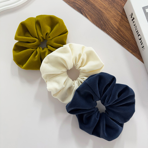 Fluwelen grote haar <span class=keywords><strong>scrunchie</strong></span> 5,5 inch haar elastiekjes oversized paardenstaart haarband voor dik krullend vrouwenhaar accessoires - Product Image 5