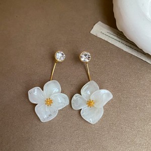Pendientes de Resina Coloridos Inspirados en <span class=keywords><strong>Coquetas</strong></span>, con Cristales en Forma de Gota, Chapados en Oro, Hipoalergénicos - Product Image 5