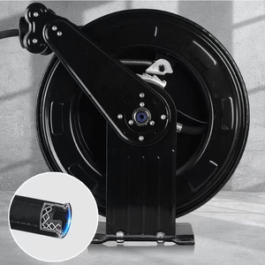 Carrete de Manguera Retráctil Automático de Acero Inoxidable de 15M para Montaje en Pared, para Lavadora de Aire de Alta Presión, para Jardín y Lavado de Autos - Product Image 6