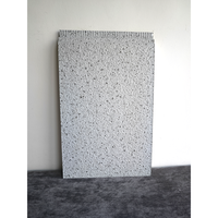 Panneau de bardage métallique en granit blanc marbré, 16 mm, avec âme isolante en PU, gaufré, pour mur de bâtiment de centre d'accueil d'observatoire