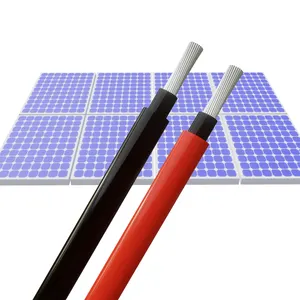 PV-Solar kabel H1Z2Z2-K 6 mm2 Tuv EN50618 Zulassung 1500v 4mm 6mm Solar panel Pv Kabel Draht Xlpe verzinntes Kupfer Solar panel Draht