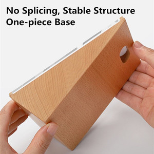 90x55mm Sản phẩm gỗ giá nhãn hiển thị nghiêng bảng tráng miệng giấy tag đứng <span class=keywords><strong>Acrylic</strong></span> chủ thẻ dấu hiệu - Product Image 5