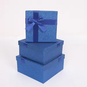 3403 Herstellung Großhandel benutzer definierte Logo Luxus Geburtstag Neujahr Festival Geschenk box Hochzeit Geschenk box Verpackung für Gast