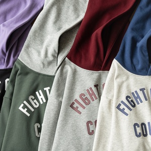 เสื้อสเวตเชิ้ตผ้าฝ้ายมีฮู้ดสีตัดกัน พิมพ์ลายตัวอักษรสีเหล็ก ทรงหลวม ใส่ได้ทั้งชายและหญิง สำหรับฤดูใบไม้ร่วง ไซส์ XL แฟชั่นสตรีท - Product Image 3