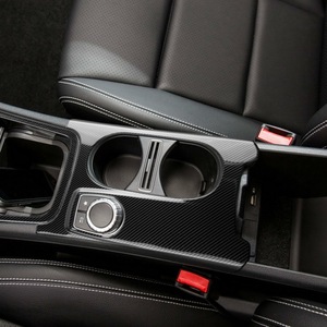 Autocollant décoratif adhésif en acier inoxydable pour porte-gobelet de console centrale Mercedes-Benz, pour CLA200 GLA180 A200 - Product Image 2