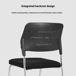 Chaise Visiteur Pied Luge Foshan, Chaises Empilables, Chaises de Bureau pour Salle de Conférence, Chaise de Bureau Sans Appui-tête - Product Image 3