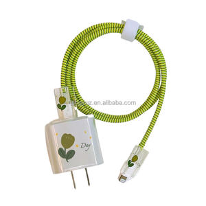 4 pièces mignon 3D dessin animé PVC câble protecteur pour <span class=keywords><strong>Apple</strong></span> iPhone/<span class=keywords><strong>iPad</strong></span> 18W/20W chargeur étui téléphone <span class=keywords><strong>fil</strong></span> organisateurs en caoutchouc <span class=keywords><strong>de</strong></span> Silicone - Product Image 4