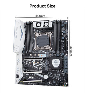 HUANANZHI X99 TF LGA 2011-<span class=keywords><strong>3</strong></span> XEON X99 Motherboard ATX Mendukung Intel E5 LGA2011-<span class=keywords><strong>3</strong></span> Semua Seri <span class=keywords><strong>DDR3</strong></span> DDR4 RECC NON-ECC Memori NVME - Product Image 4