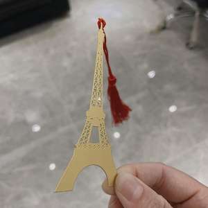 Segnalibri Personalizzati Economici in Metallo Placcato Oro - Product Image 2