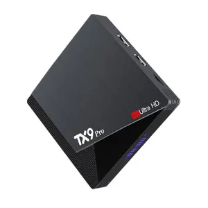 Prezzo all'ingrosso diretto di fabbrica Android Tv Box 8gb Ram 128gb rom Quad Core 4K Ultra HD TX9 Pro Set Top Box