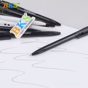 Good Quality Wholesale Price Promotion Customized Logo Modern Design BKS Brand Click Button Style Cheap Plastic <b>Ballpoint</b> <b>Pens</b> - Product Image 4