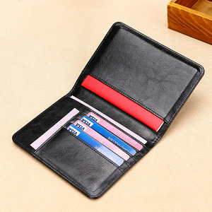 Porte-passeport multifonctionnel en cuir véritable <span class=keywords><strong>Crazy</strong></span> Horse Cork RFID, housse de protection pour passeport, sac de voyage - Product Image 5