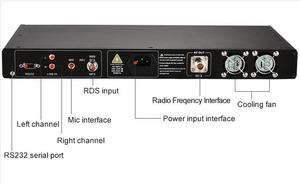 Émetteur FM sans fil professionnel 50W Entrée audio Diffusion <span class=keywords><strong>radio</strong></span> - Product Image 5