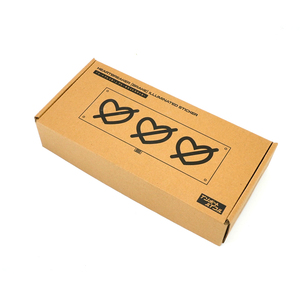 Boîte d'expédition <span class=keywords><strong>en</strong></span> carton ondulé écologique avec design personnalisé pour les commandes <span class=keywords><strong>en</strong></span> <span class=keywords><strong>ligne</strong></span>, vêtements, cosmétiques, petits cadeaux, emballage - Product Image 4