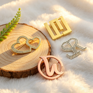 Zinc Alloy Brooch Custom Logo & Shape Factory Direct Supply Low MOQ Metal <b>Pin</b> for Clothing Bags <b>Hat</b> Decor Gift - Product Image 3