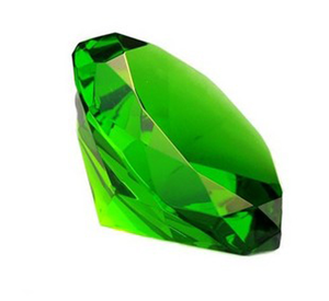 Neu eingetroffen: 6 cm große, grüne K9-Kristall-Herz-Diamant-Briefbeschwerer, personalisierbare Sammlerstücke für Heim- und Hochzeitsdekoration - Product Image 5