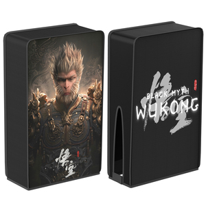 ปลอกกันฝุ่นลาย Black <span class=keywords><strong>Myth</strong></span> WuKong สำหรับเครื่องเล่น PS5 Slim ทำจากผ้าไนลอนอ็อกซ์ฟอร์ด ป้องกันรอยขีดข่วน กันฝุ่น กันน้ำ - Product Image 2