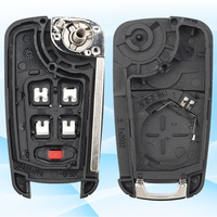 Clé de voiture à distance MS 5 boutons 433 MHz FCC OHT01060512 pour Chevrolet, télécommande de voiture RC, clé sans clé, clé vierge d'usine