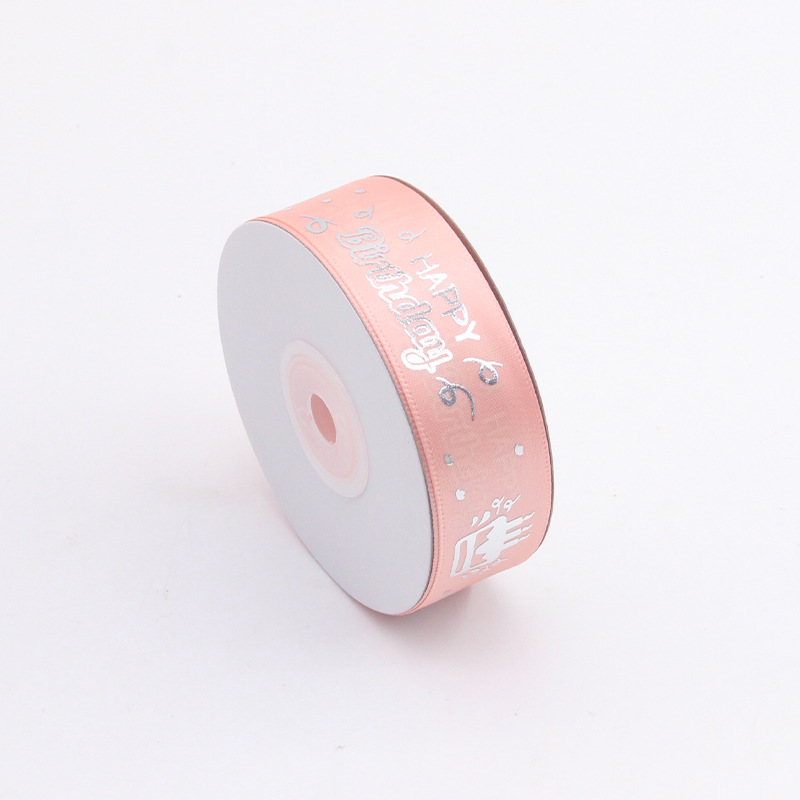 Flesh pink-silver foil stamping