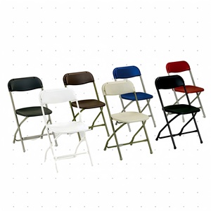 Silla Plegable Reclinable de Plástico Negra Moderna para el Hogar y Hoteles, <span class=keywords><strong>Muebles</strong></span> de Lujo para Sala de Estar y Comedor - Product Image 3