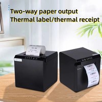 Printer Label Barcode Thermal USB Mini Desktop XP-237B 2-in-1 Thermal Receipt Cashier List POS Xprinter 58 Murah