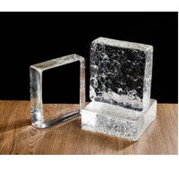 Paroi décorative carrée en verre cristal K9 personnalisée JY avec design sans joint pour la décoration de mariage