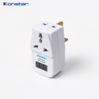 Protecteur de tension domestique monophasé 220V fiable Konstar avec affichage LED, régulateur de tension automatique contre les sous-tensions