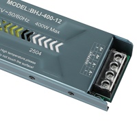 Transformateur de tension constante pour bande LED AC176V-264V 60W 400W 200W DC12V 24V, driver d'éclairage, source d'alimentation LED