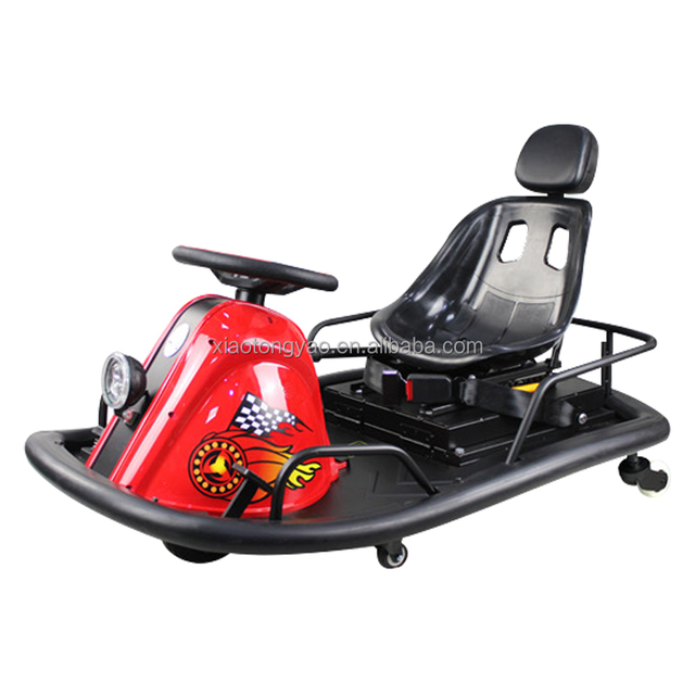 High Quality Factory Racing Go Kart for Children Foldable 36V Electric Drift Karts Four Steel Plastic Wheels Kandi Ride-On Car