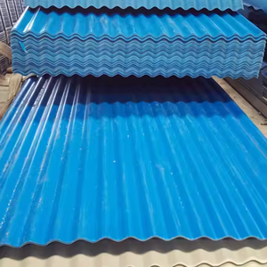 Venta directa de fábrica Hojas de acero resistentes a la corrosión Calibre 20 Hierro para techos Hoja corrugada recubierta de color galvanizado - Product Image 3