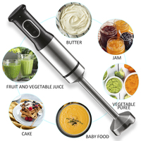 Promotion Exceptionnelle : Mixeur Plongeant Électrique 1200W, Batteur à Main de Cuisine à Vitesse Variable, Ensemble Mixeur Plongeant avec Contrôle Progressif